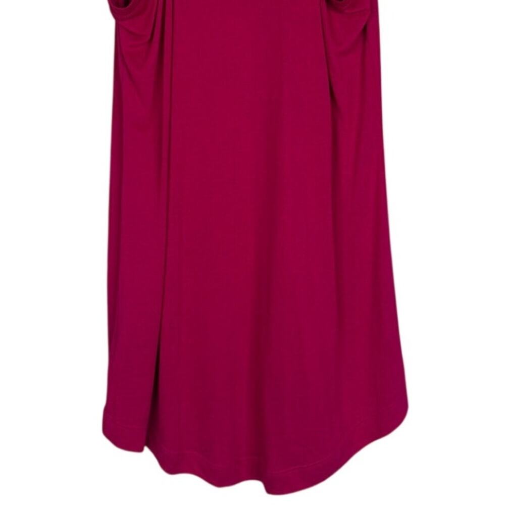 Mossimo Sleeveless Tunic Sequins Lightweight Tank Top Blouse M Fuchsia Pink - Picture 6 of 15